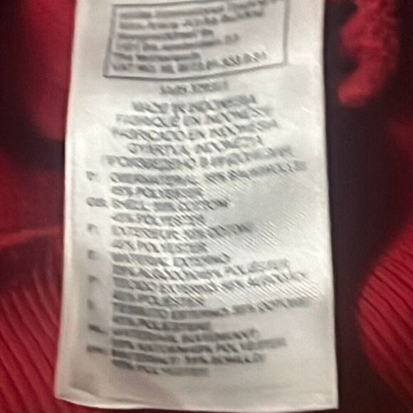 Adidas X Stella McCartney Womens Red Cotton Blend Pullover Sweatshirt Size Small - Picture 4 of 5